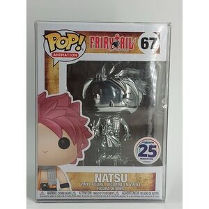 Funko Pop! Natsu #67 Chrome Silver Fairy Tail 25 Years Exclusive | Mint w/ Prote
